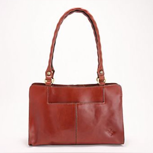 Patricia Nash Montana Sadie Hand-Tooled Leather Satchel Whiskered Brown New - Picture 2 of 13